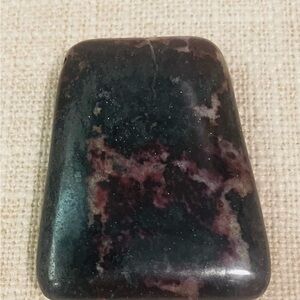 Rhodonite in Matrix Gemstone Cabochon-Top Drilled